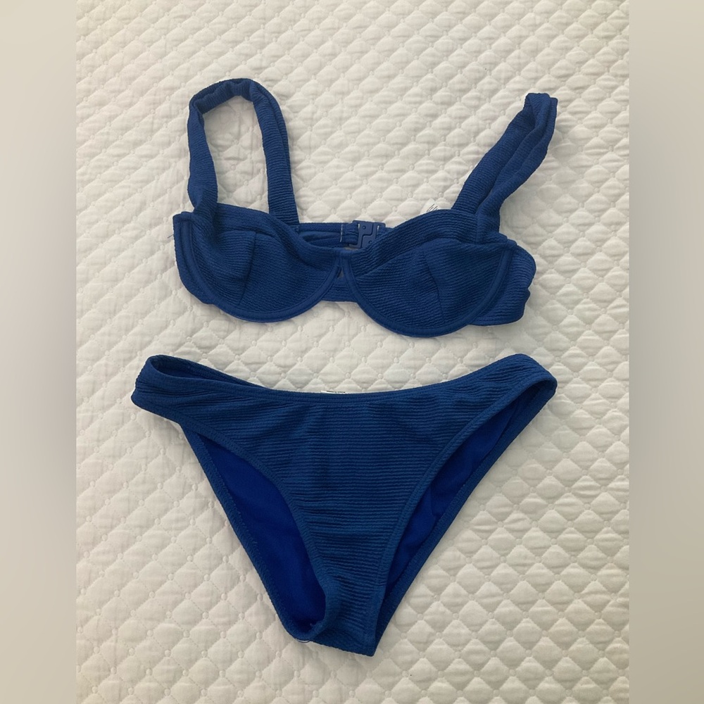 PrettyLittleThing Blue Bikini Set